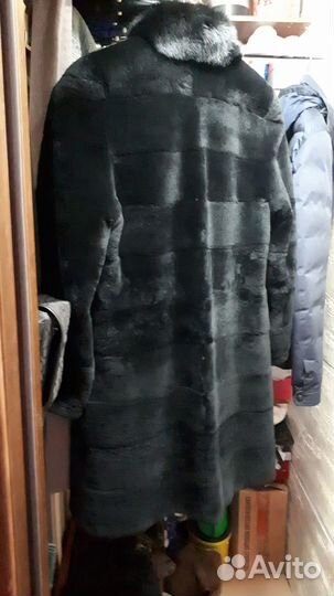 Шуба из стриженного бобра