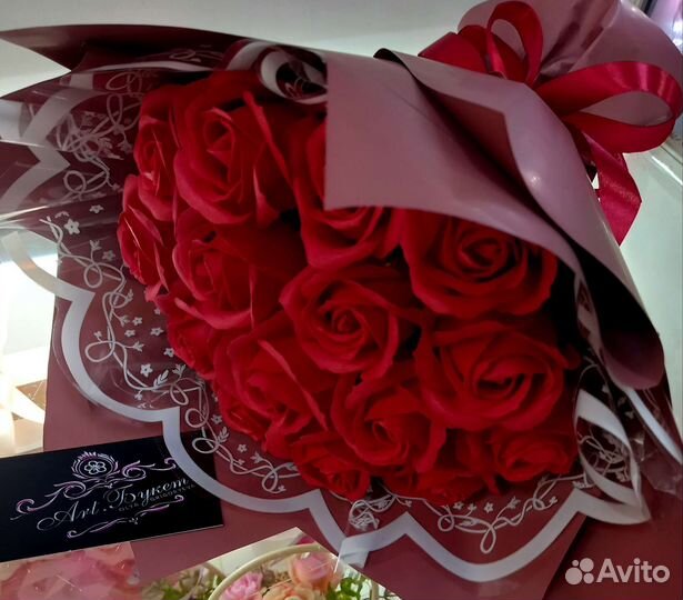 Букет мыло decor 15 роз