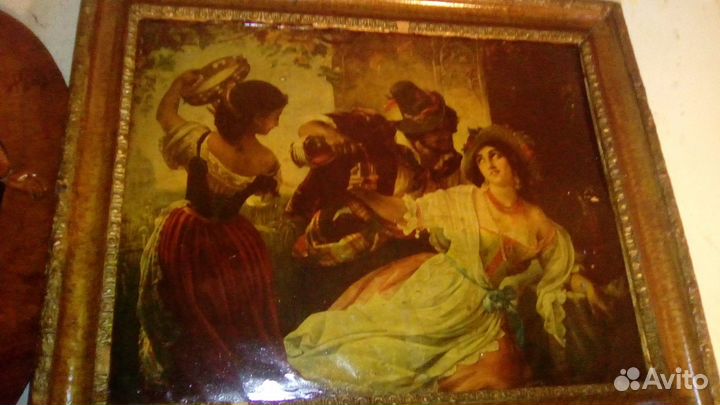 Картина Пимена Орлова Октябрьский праздник в Риме