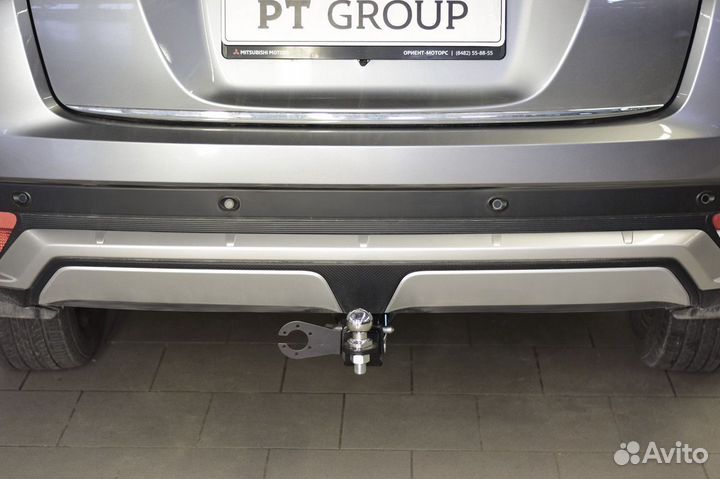 Фаркоп mitsubishi ASX c 2010-2019 съемный квадрат