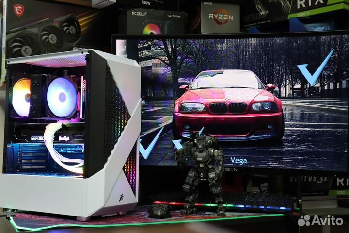 Игровой пк i3-13100F/RTX 2060 Super 8GB/DDR4 16GB