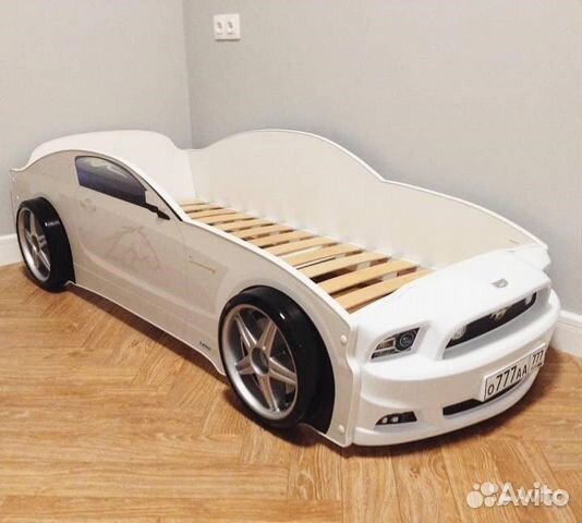 Кровать машина Мустанг плюс