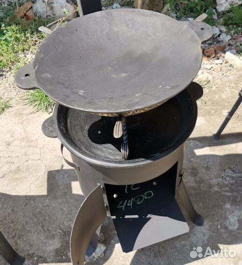 Чаша для саджа чугунная 8 мм Турция