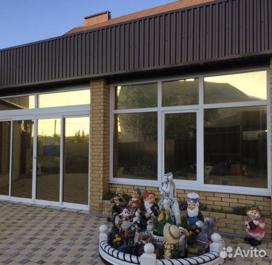 Пленка на окна зеркальная от солнца тонировка gold