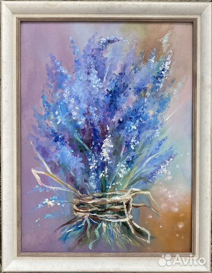 Картина маслом цветы