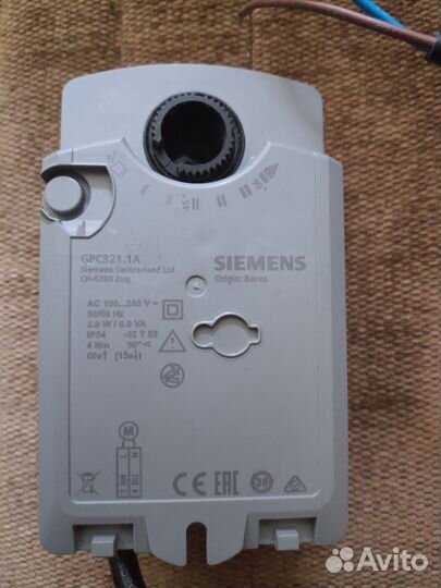 Привод siemens GRC321.1A С возрастной пружиной