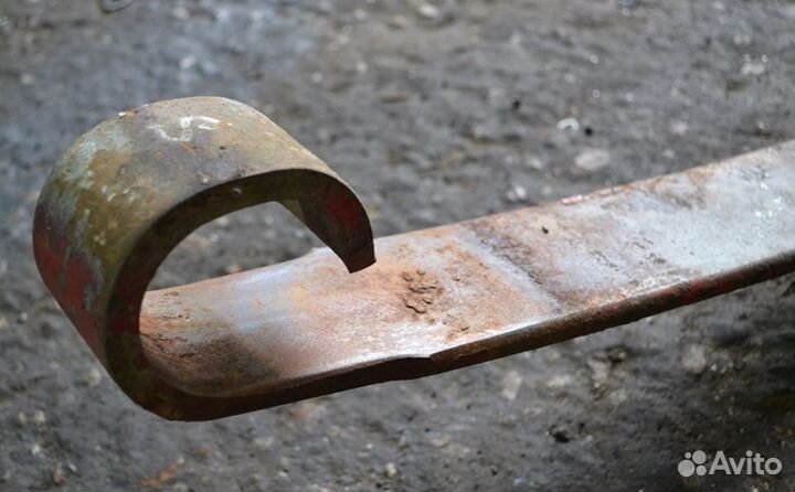 Лист рессоры, переднего моста, левый scania 2-seri