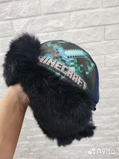 Шапка детская на мальчика зимняя