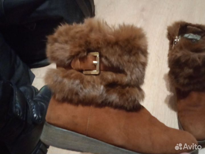 Полусапожки зимние на девочку. 33 раз. giomali