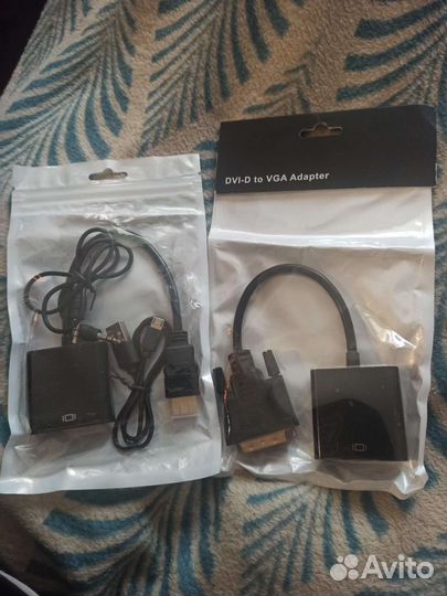 Hdmi-VGA адаптеры с доп-питанием для пк,Xbox,PC4