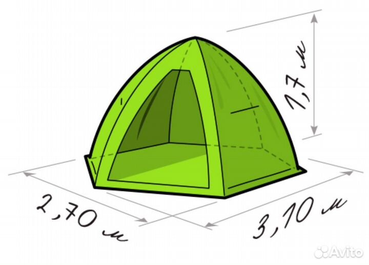 Зимняя палатка Лотос 4
