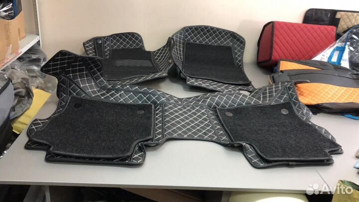 3D Коврики Mercedes GLS G GL ML GLE GLK из Экокожи