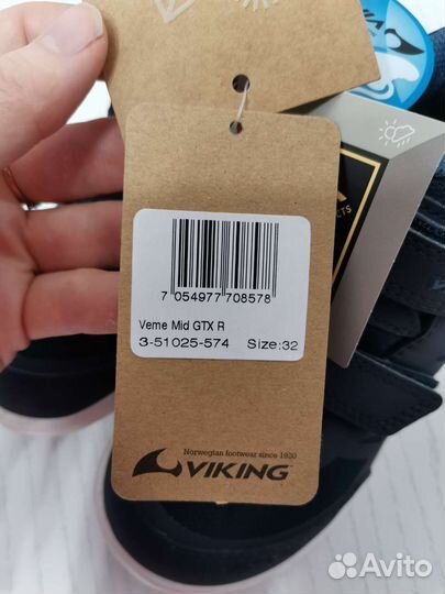 Ботинки Viking Mid новые 32