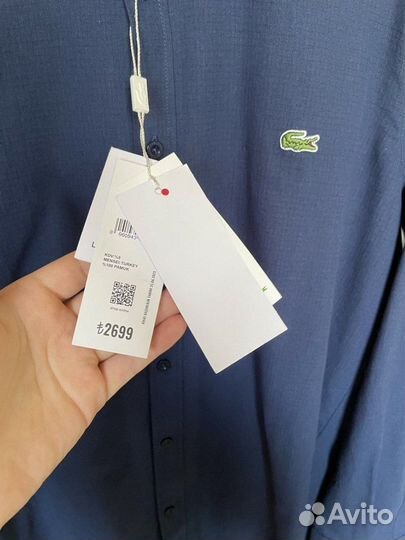 Рубашка мужская lacoste M, L, XL, XXL, xxxl