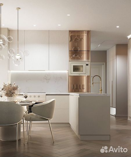 Роскошная кухня на заказ