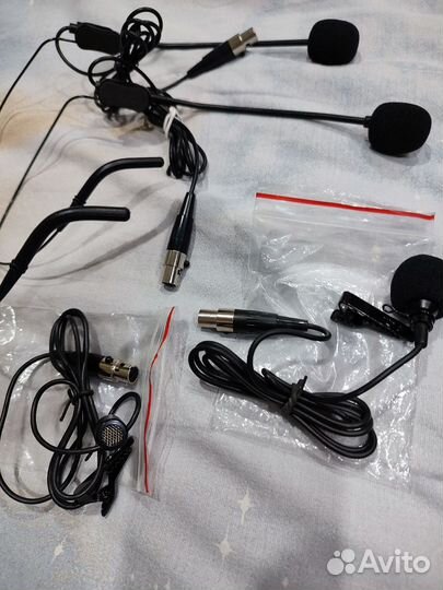 Головные микрофоны и петлички 4 шт. от Glxd4
