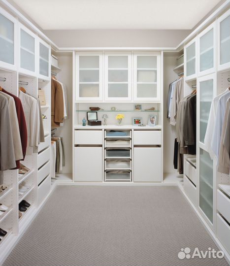 U4B87 Гардеробная с Зеркалом