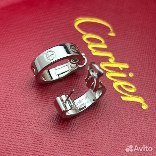 Серьги cartier love