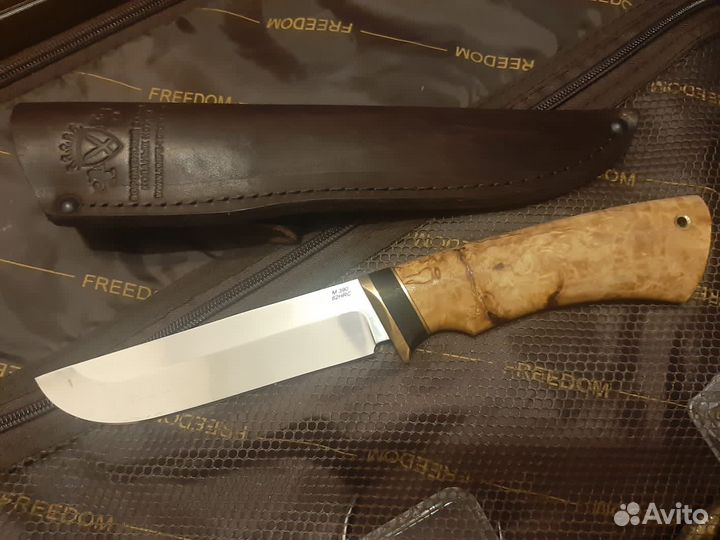 Нож охотничий ручной работы (м390)