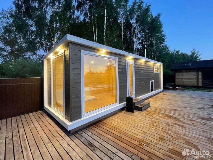 Готовые мобильные бани под ключ