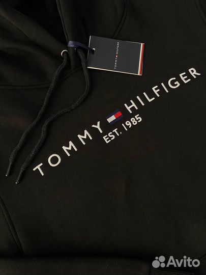 Толстовка Tommy Hilfiger черная 1985