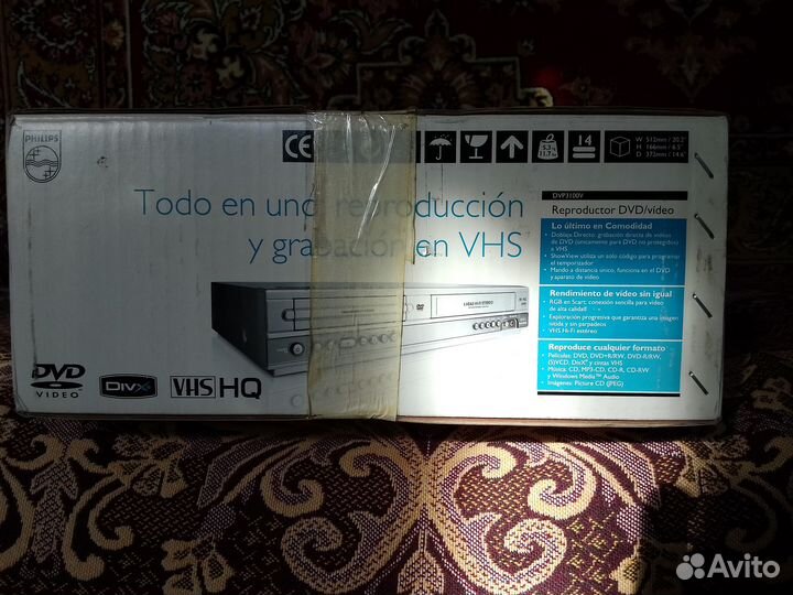 DVD/VHS плеер Philips