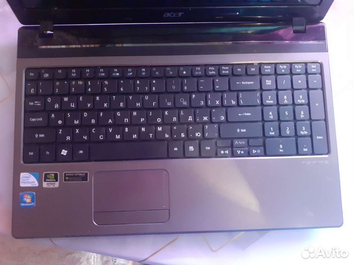 Ноутбук acer на запчасти