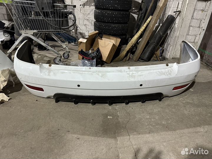 Задний бампер приора с диффузором