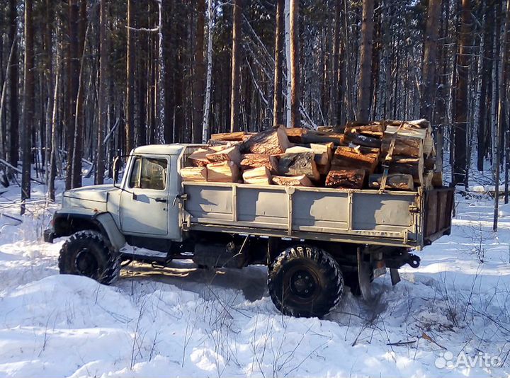 Дрова сухие колотые, чурками