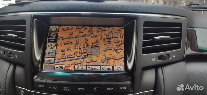 HDD с новыми картами навигации Lexus Toyota