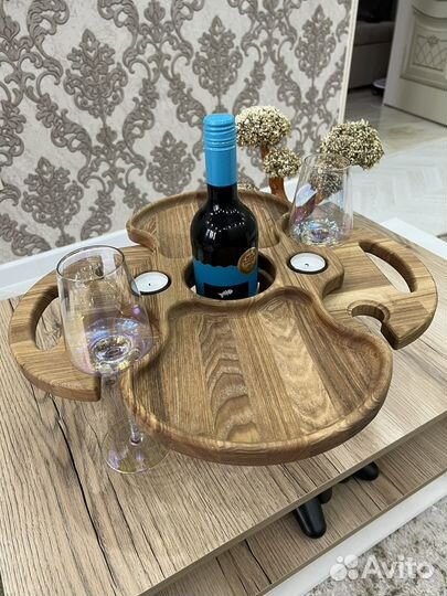 Винный столик менажница