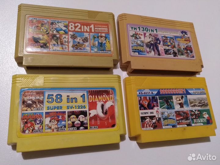 Картриджи Dendy / Famicom