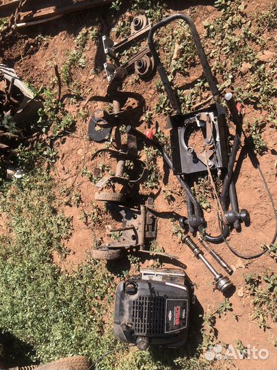 Мотоблок в разборе