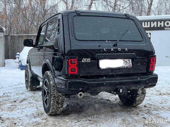 Задний бампер нива razor