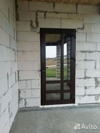 Пластиковые двери с установкой