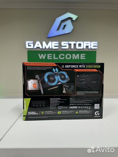 Видеокарта GeForce RTX 2060 Super Gigabyte 8Gb
