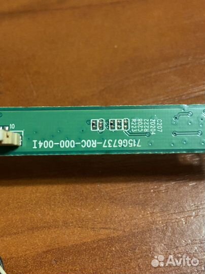 Philips 40pus6809/60 ик-порт, кнопоки управления