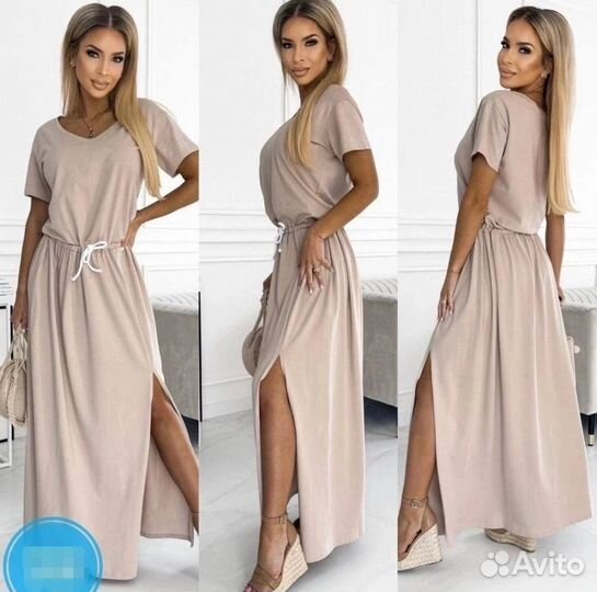 Платье 44 46 48 50 52 54 4 цвета