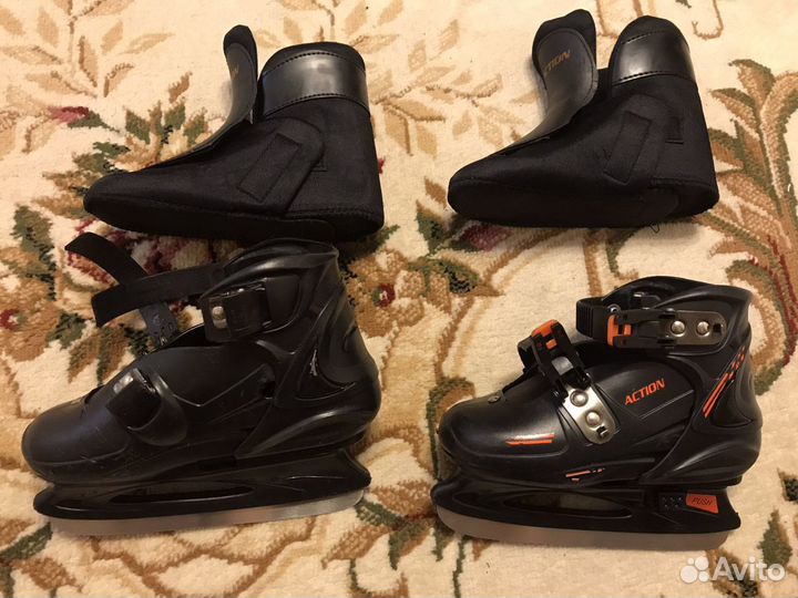 Коньки детские раздвижные