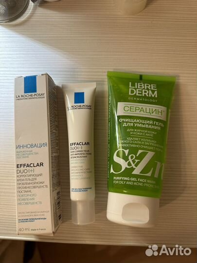 Крем для лица La roche posay effaclar duo и гель