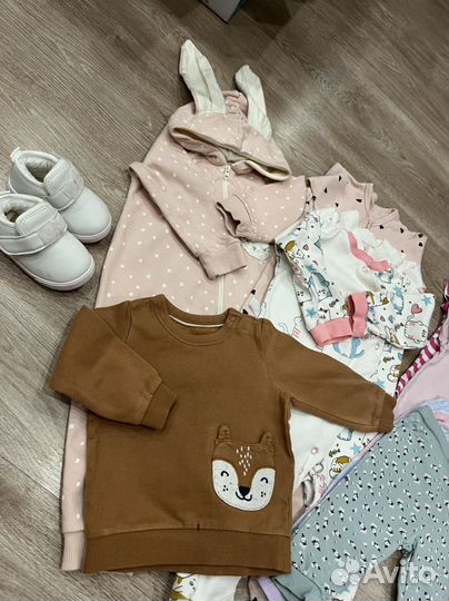 Пакет вещей для девочки 68 74