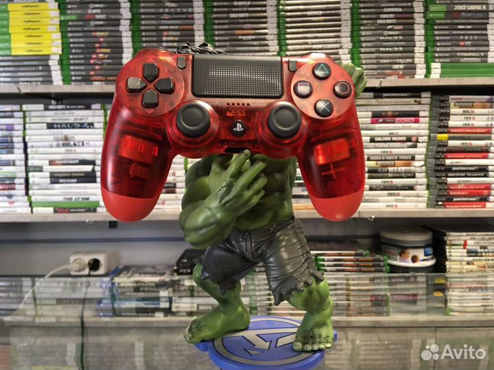 Кастомный оригинальный Джойстик PS4 прозрачный