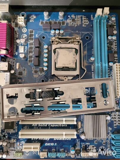 Материнская плата 1155 с процессором