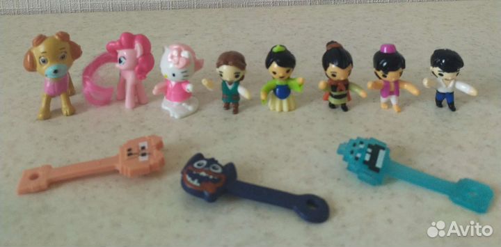 Игрушки mini лента, скрепыши и другие