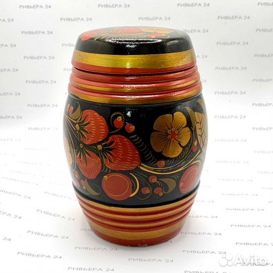 Набор Хохлома бочонок