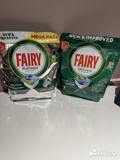 Капсулы fairy из Финляндии 90 шт