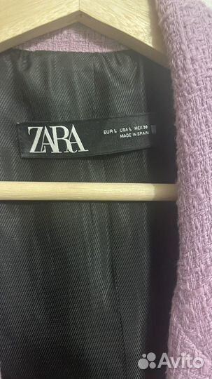 Твидовый пиджак zara