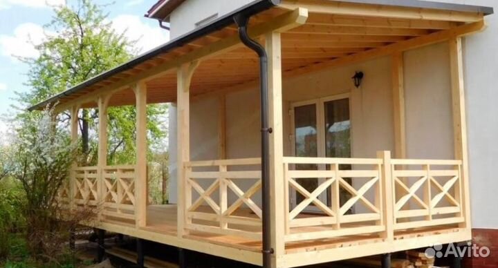 Строительство террас, веранд, беседок, пристроек