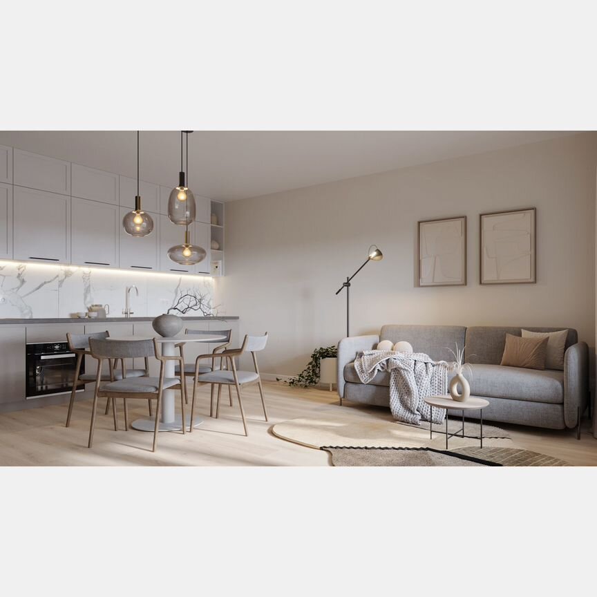 3-к. квартира, 76,8 м², 9/15 эт.