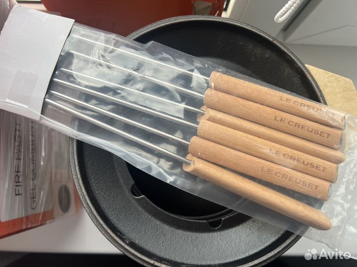 Чугунный набор для фондю Le Creuset